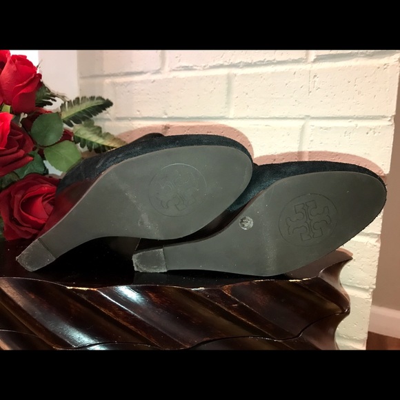 Tory Burch Black Leather Booties EUC - Picture 6 of 6